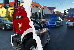 Wypadek na Szkolnej w Pępowie. 14-latka z ranami głowy zabrana do szpitala-84365