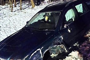 Najpierw czołówka, potem Jaguar w rowie. To nie był dobry moment na wyjazd...-85179