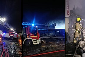 Ogromny pożar w Rawiczu. Strażacy z naszego powiatu walczyli z żywiołem-85878