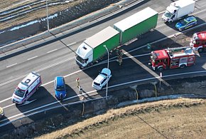 Wypadek na obwodnicy DK12. Na miejscu wszystkie służby. Wiadomo co tam...-86971