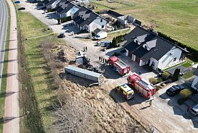 Sekundy grozy na jednej z ulic Gostynia. Zjeżdżał w dół, wtedy to się wydarzyło