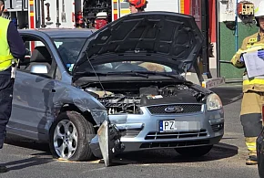 Zderzenie naprzeciwko remizy. Wiadomo, kto zawinił i nie ustąpił pierwszeństwa