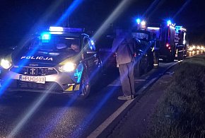 Hamowała przed zwierzyną, wiozła dzieci. W tył jej auta uderzyła pijana...