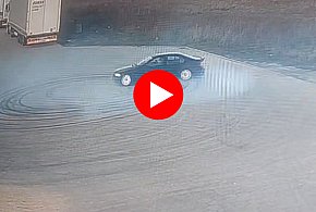 Driftował BMW w Czachorowie. Nie wiedział, że wszystko nagrywają kamery