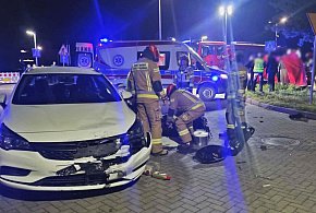 Wypadek w centrum Gostynia. Najbardziej poszkodowany został 16-letni chłopak