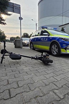 Zderzenie hulajnogi i pieszego w Gostyniu-13406