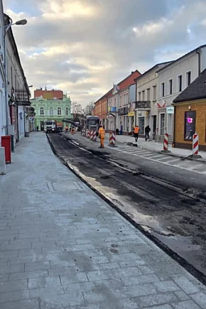 Trwa modernizacja ul Kolejowej w Gostyniu-13599