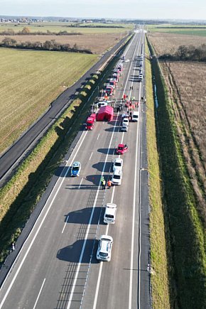 Ćwiczenia na nowej obwodnicy K12 Gostynia i Piasków-13606