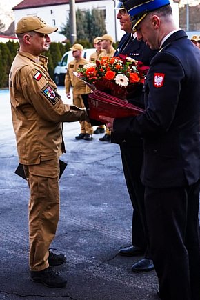 Pożegnanie ze służbą w gostyńskiej PSP-13723