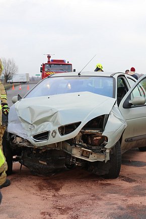 Wypadek na prostej drodze Lipie-Szelejewo Drugie-13724