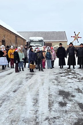 Kolędowanie z Biskupianami w gminie Gostyń i Piaski-13736