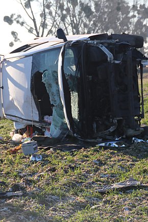 Wypadek na wyjeździe z Gostynia-13766