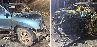 Tragiczne zderzenie dwóch osobówek. Nie żyje 48-letnia kobieta-84794