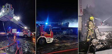 Ogromny pożar w Rawiczu. Strażacy z naszego powiatu walczyli z żywiołem-85878