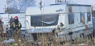 Chwila grozy przed cyrkowym spektaklem. Spłonęła przyczepa. W środku...