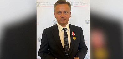 Starosta Robert Marcinkowski otrzymał Medal Komisji Edukacji Narodowej