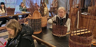 KGW Bogusławki zorganizowało warsztaty wyplatania koszyków