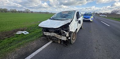 Lany Poniedziałek zaczął się od groźnego wypadku. Jedna osoba poszkodowana