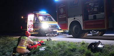 Nieprzytomny mężczyzna leżał w rowie. Sprawca uciekł z miejsca wypadku?