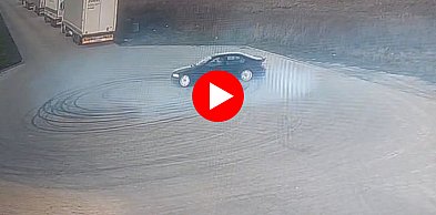 Driftował BMW w Czachorowie. Nie wiedział, że wszystko nagrywają kamery