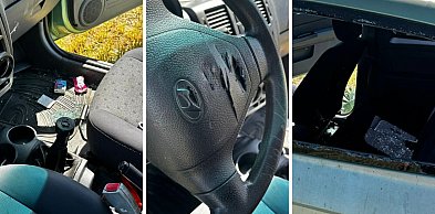 Splądrował auto po imprezie w Ziemlinie. Potem zostawił najlepszy trop dla policji