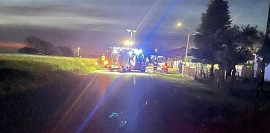 Policja, pogotowie i straż na miejscu. 53-latka trafiła do szpitala