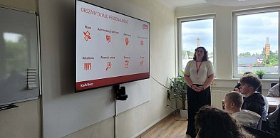 Poznali codzienność firmy. To była nietypowa lekcja