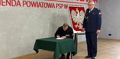 Jakub Mierzwicki złożył ślubowanie. Teraz czeka go pierwszy ważny etap służby...
