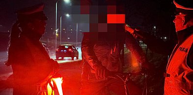 To nie był tylko pijany rowerzysta. Policja szybko odkryła jego inny sekret...-84948