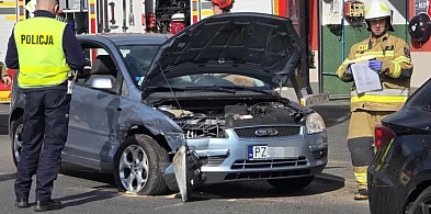 Zderzenie naprzeciwko remizy. Wiadomo, kto zawinił i nie ustąpił pierwszeństwa