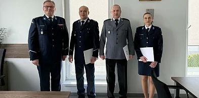 Nowy naczelnik, nowy zastępca i awans. Komendant nie szczędził im pochwał