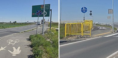 Od jednej strony wolno, od drugiej już nie? Piesi i rowerzyści mogą się tu zdziwić