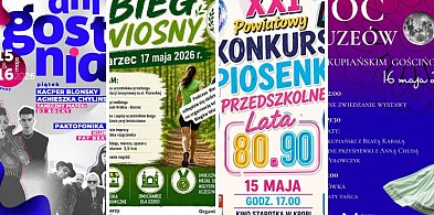 Nie masz planów na najbliższe dni? Wiemy, co będzie się działo w naszym powiecie