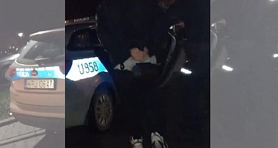 Nocny "drift" przed kościołem. Okazało się, że to jego najmniejszy problem