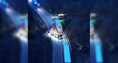 Groźny wypadek, całkowicie sparaliżował ruch na blisko dwie godziny