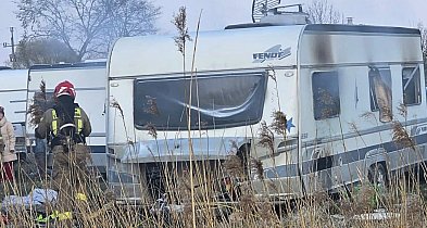 Chwila grozy przed cyrkowym spektaklem. Spłonęła przyczepa. W środku...