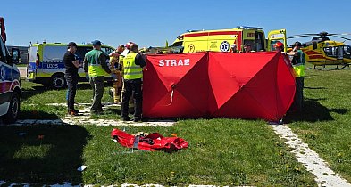 Dramat na lotnisku w Lesznie. Nie żyje 39-letni skoczek spadochronowy.
