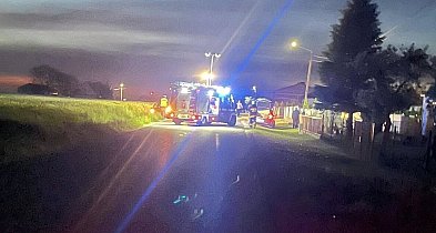 Policja, pogotowie i straż na miejscu. 53-latka trafiła do szpitala
