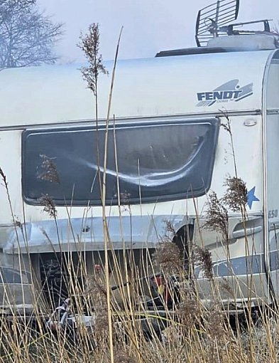 Chwila grozy przed cyrkowym spektaklem. Spłonęła przyczepa. W środku...