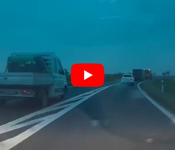 16 sekund grozy na obwodnicy! To co zrobił ten kierowca, mrozi krew w żyłach-83913