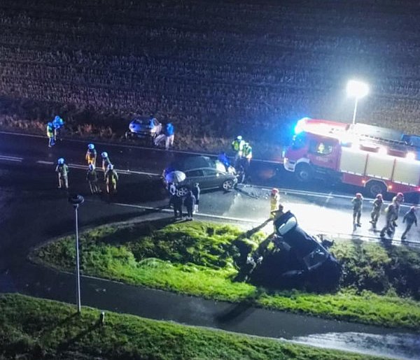 Poważny wypadek pod Gostyniem. Są ranni. Krajowa "12" zablokowana!-84197