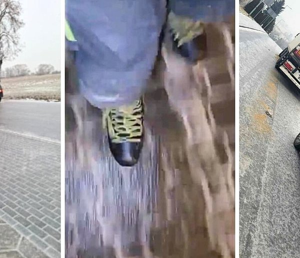 Ranek wart 100 tys! Na drogach "rzeźnia" Niektórzy wybrali łyżwy zamiast auta