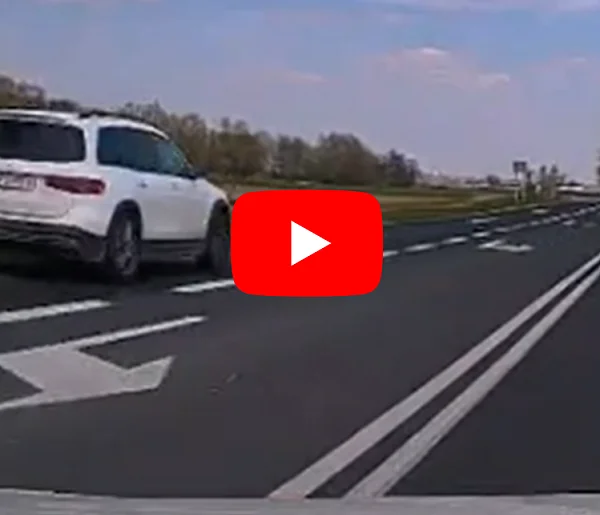 Tak się igra ze śmiercią! Ten kierowca przekroczył wszelkie możliwe granice