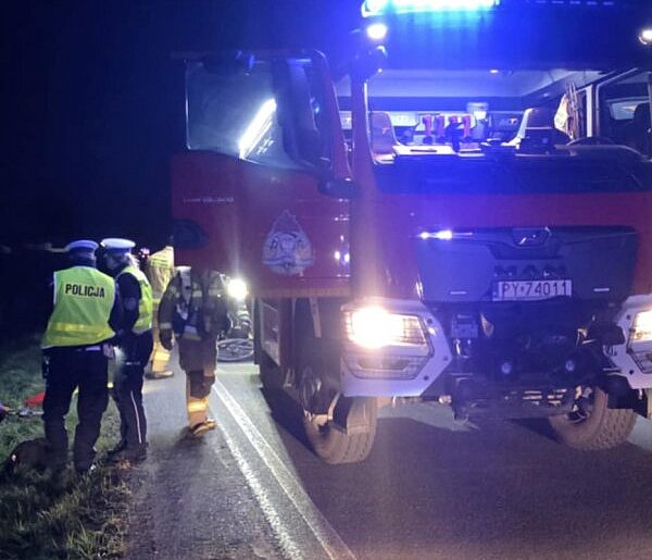 BMW uderzyło w drzewo. W środku było ciało. Śledczy mówią, że to nie wypadek
