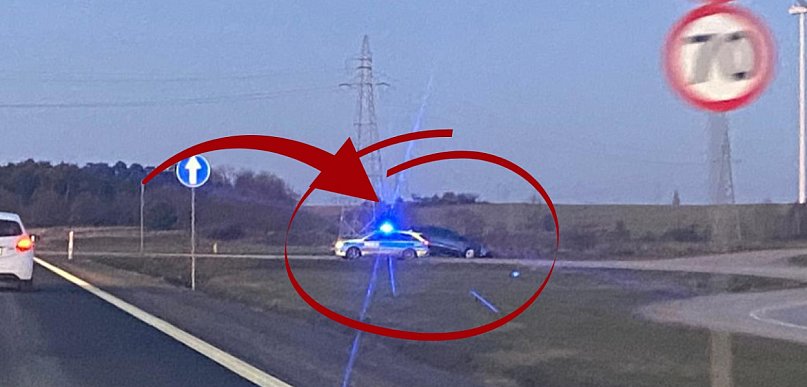 Interwencja służb na obwodnicy DW434. Za kierownicą 25-latka. Jechała za szybko