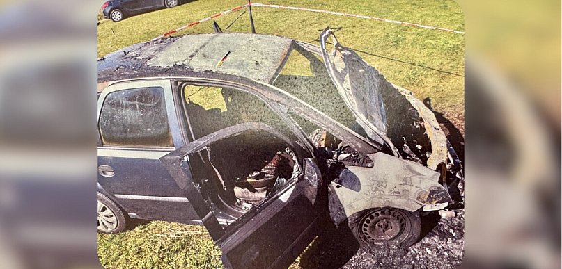 Auto nie spłonęło przypadkiem. W tle groźby i konflikt o pieniądze