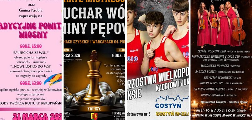 Nie siedź w domu. Nie warto. Koncerty, warsztaty, mecze i... Sami zobaczcie