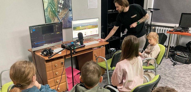 „Magia dźwięku w filmie”, warsztaty filmowe dla dzieci i młodzieży w Gostyniu