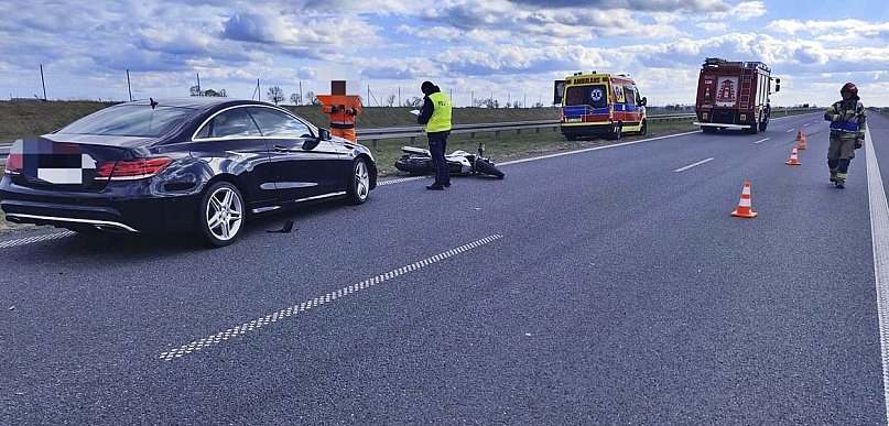 Tragiczny wypadek z udziałem motocyklisty. Nie żyje 37-letni mężczyzna