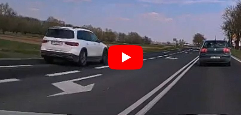 Tak się igra ze śmiercią! Ten kierowca przekroczył wszelkie możliwe granice